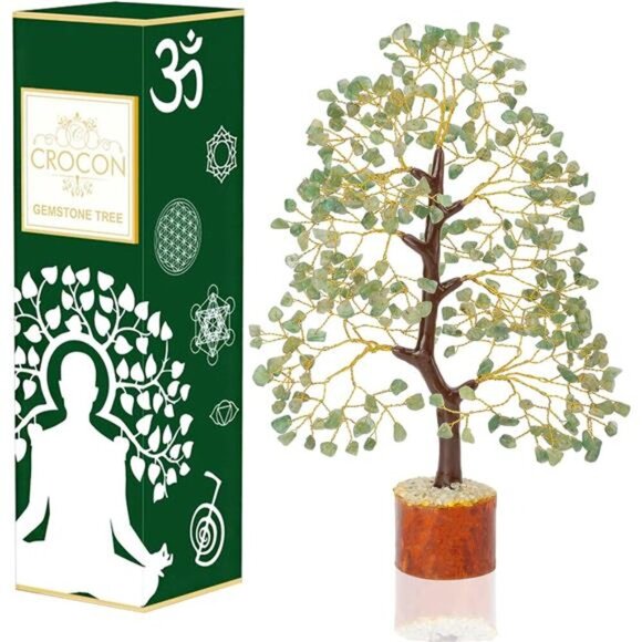 Chakra Tree of Life Crystal Tree for Positive Energy, Feng Shui Home Decor - Picture 1 of 8
